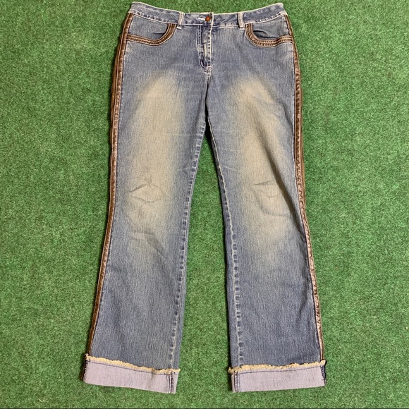 Vintage 1990's Y2k Joe Boxer Side Zipper Jeans - Picture 2 of 11